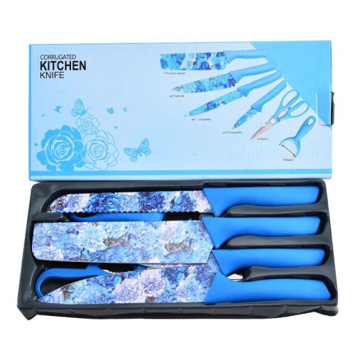 Stainless Steel Knife Six-piece Printed Knife Body Stainless Steel Knife Six-piece Printed Knife Body