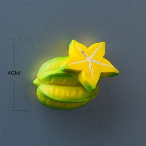 Durian Mangosteen Lemon Pineapple Resin 3D Three-dimensional Decoration Magnetic Paste