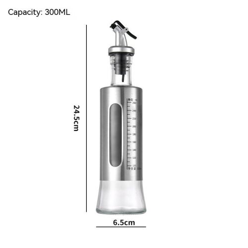 Kitchen Storage Bottle Cooking Oil Vinegar Seasoning Bottle Glass