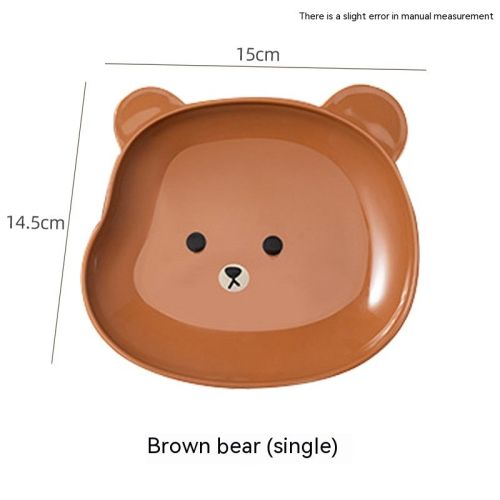Thickened Bear Bone Dish Creative Drop-resistant Small Plate