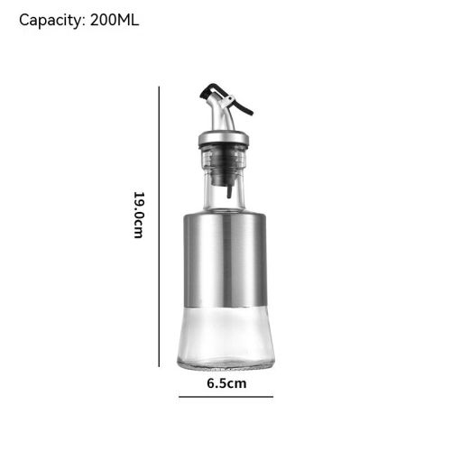Kitchen Storage Bottle Cooking Oil Vinegar Seasoning Bottle Glass