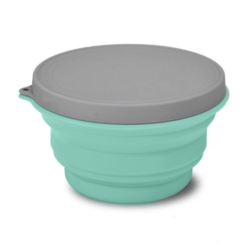 Portable And Easy To Clean Microwaveable Lunch Box Food Silicone Foldable Bowl